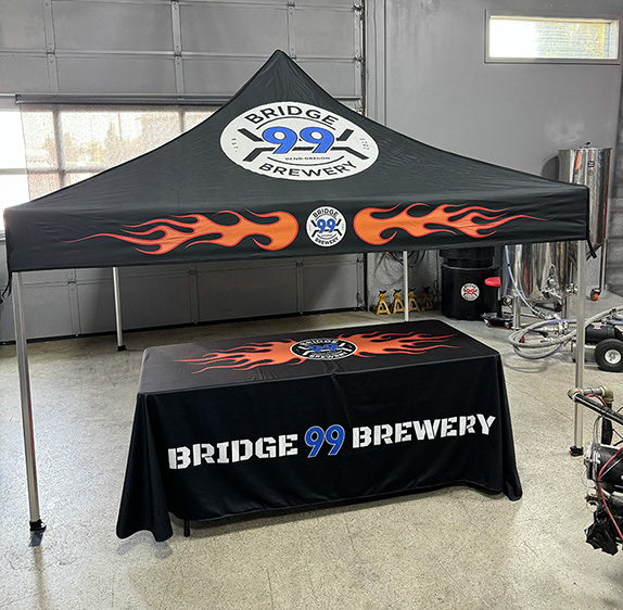 Printed Canopy and Table Throw