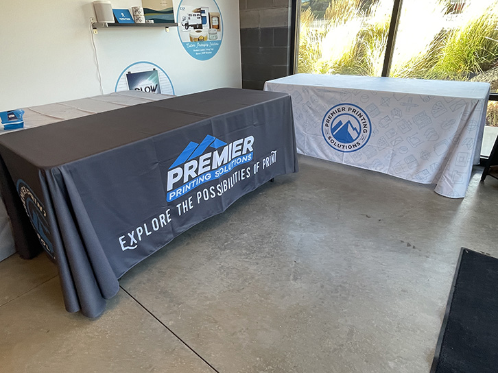 Custom Full Color 6ft Table Throws